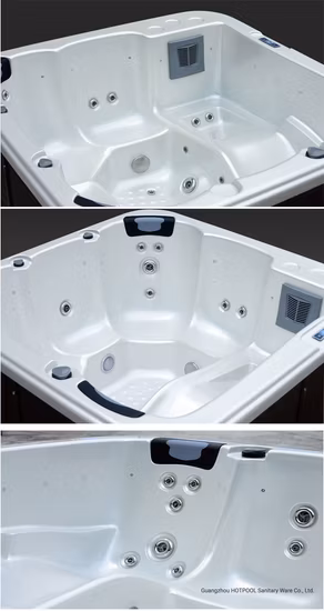 Bigger 5 Persons Acrylic Portable Whirlpool Jacuzzi Bathtub SPA Massage Pool for Adults