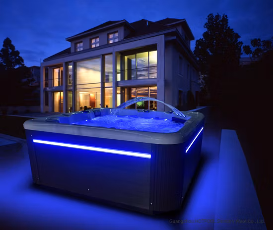 Bigger 5 Persons Acrylic Portable Whirlpool Jacuzzi Bathtub SPA Massage Pool for Adults