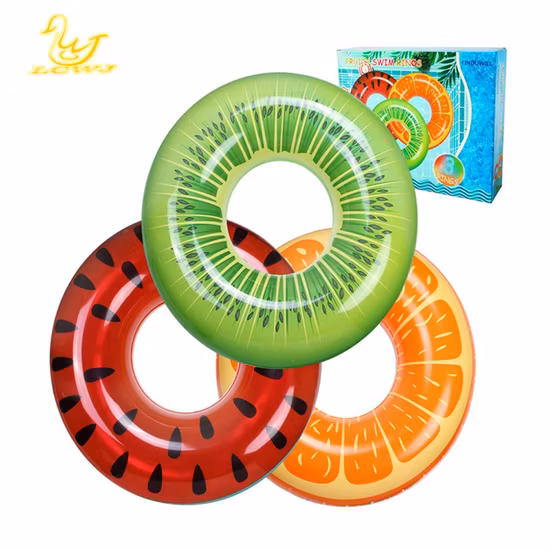 New Colorful Star Print Inflatable Tube Swim Ring for Adults Kids Five-Pointed Star Safety Swim Circle Water Play Equipment