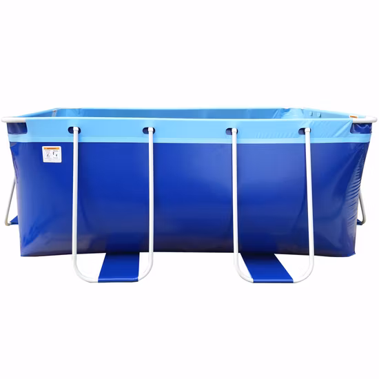 Dfaspo Jardín sobre el Suelo, Inflable para Exteriores, Marco Redondo/Cuadrado de PVC, Tarro para Piscina, fácil de configurar con Filtro y Escalera